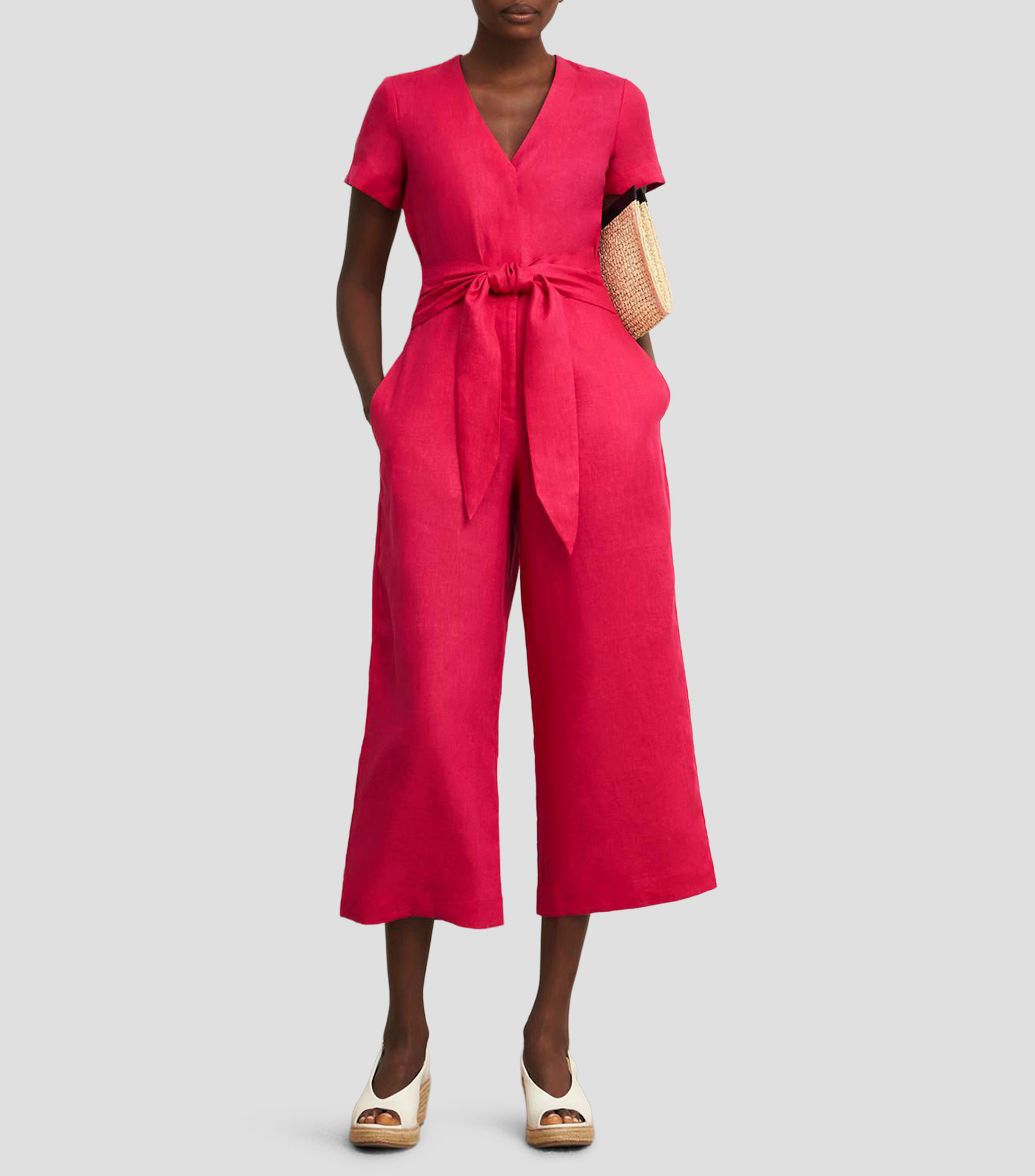 Jumpsuit de Corte Acampanado Mujer